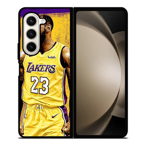 LEBRON JAMES LA LAKERS ART Samsung Galaxy Z Fold 5 Case Cover